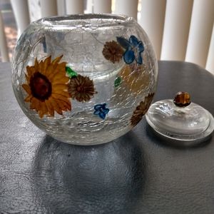 Bonita Glass candle holder